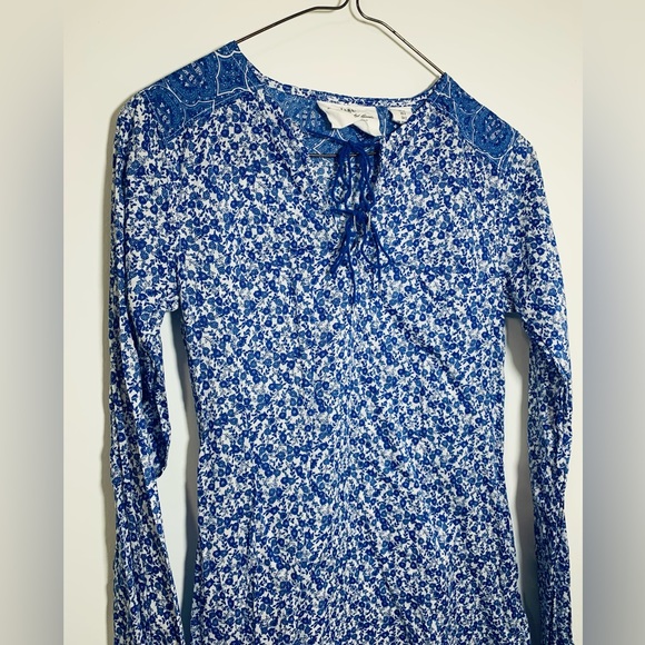 🍒5/$20🍒 H&M L.O.G.G. Cotton Floral Tunic - Picture 2 of 8